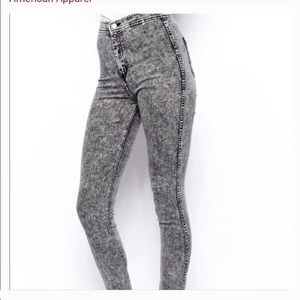 American Apparel High Rise Jeans